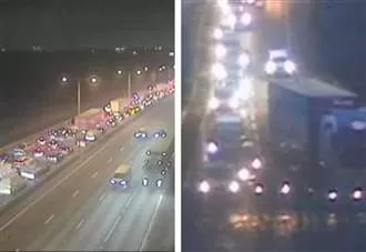 Traffic chaos across Kent after multiple crashes