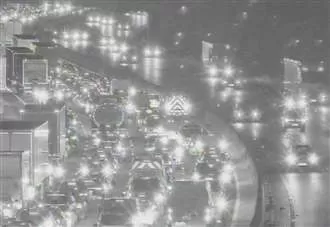 Long delays on motorway after two-car crash