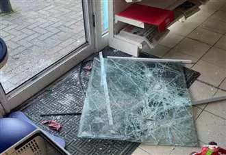 Thieves smash their way into village shop to steal cigarettes