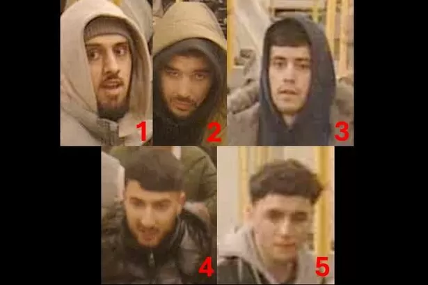 Police release images after gang threaten elderly man on Metropolitan Line