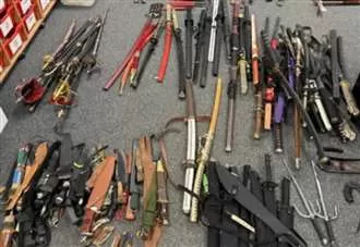 Enough swords to 'equip medieval reenactment group twice over' found in weapons hoard