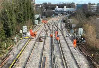 Kent railway line to reopen after £10m project on county’s busiest junction